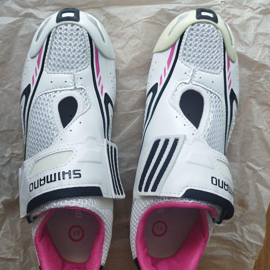 Shimano シューズ 39 ホワイト/ピンク