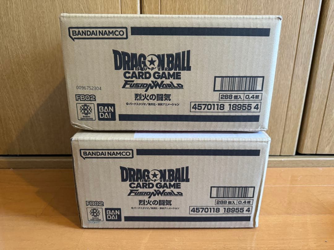 ドラゴンボールスーパーカードゲーム　烈火の闘気　2カートン