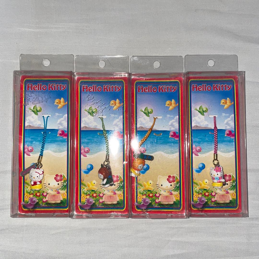 キティ　ハワイ　根付　パイナップル　プルメリア　ココナッツ　アロハ