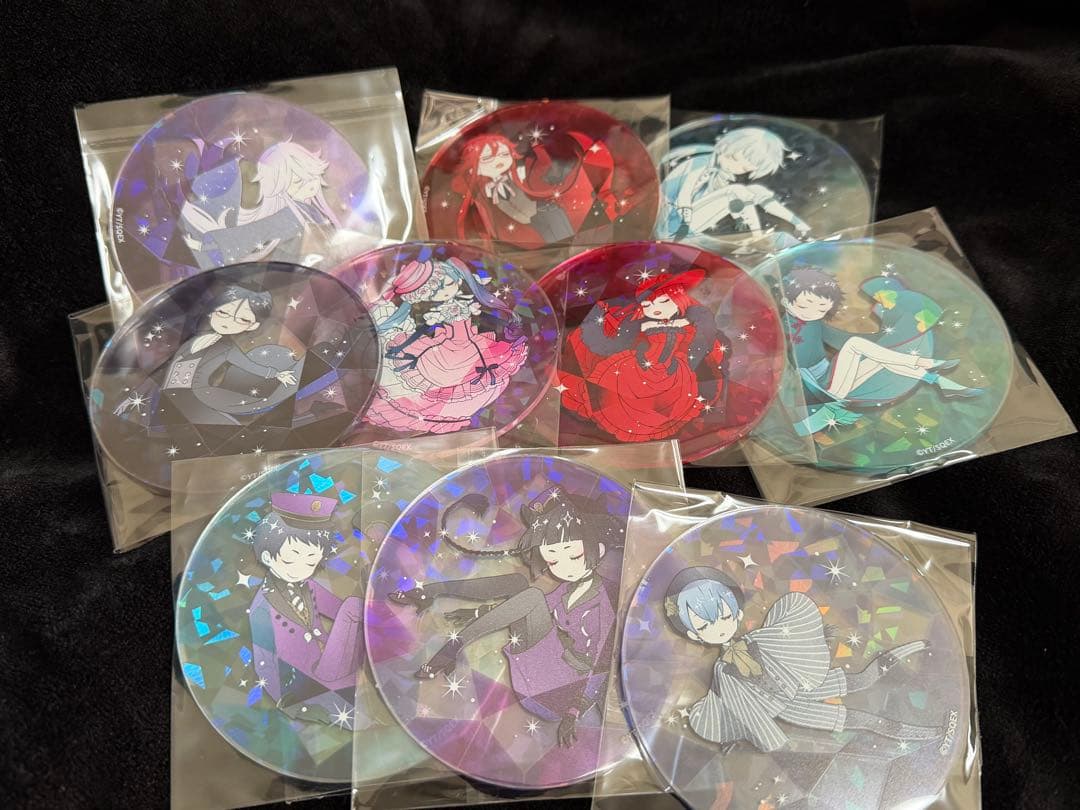 黒執事 Black Label 宝石アクリルコースター シエルほか10個セット