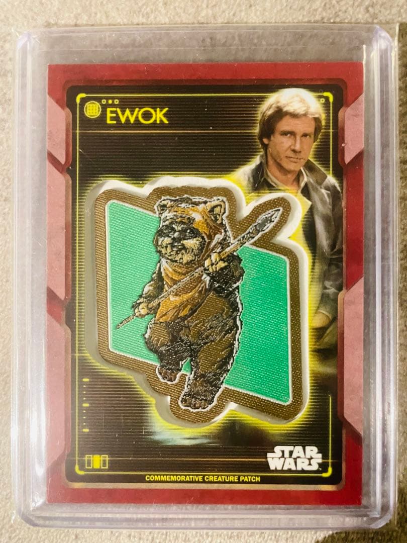 topps スターウォーズ ハンソロ＆ウィケット 1/1 レリックカード