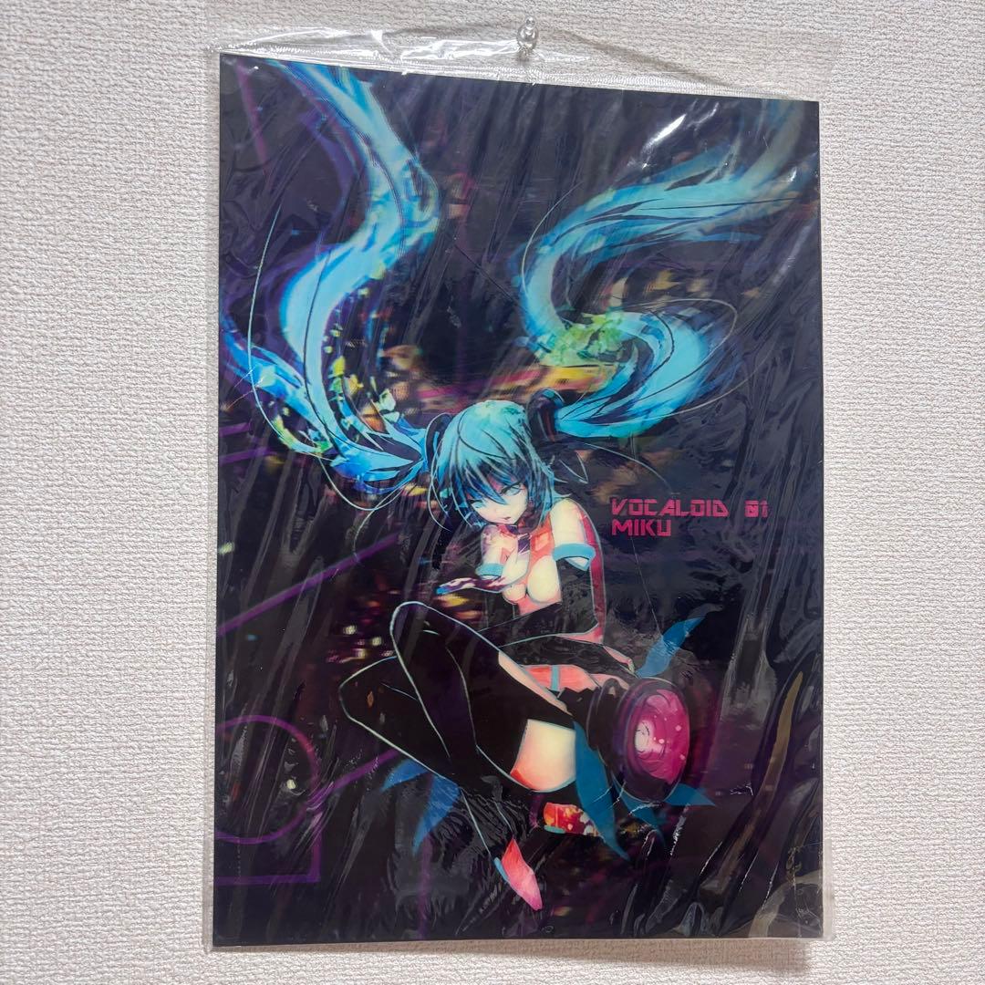 初音ミク 3Dクリアポスター パネル