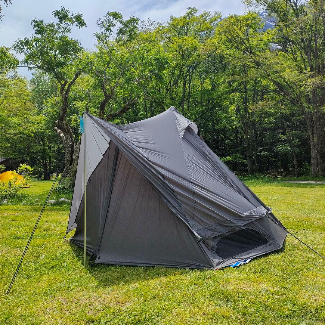 DOD ショウネンテント グレー ワンポールテント 1人 2人 前室 軽量