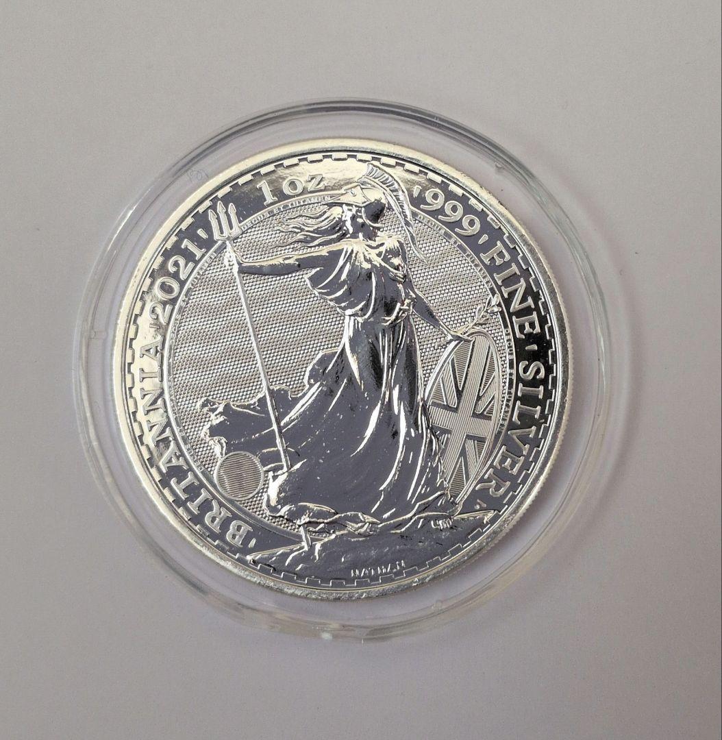 2021年　イギリス・ブリタニア銀貨1オンス