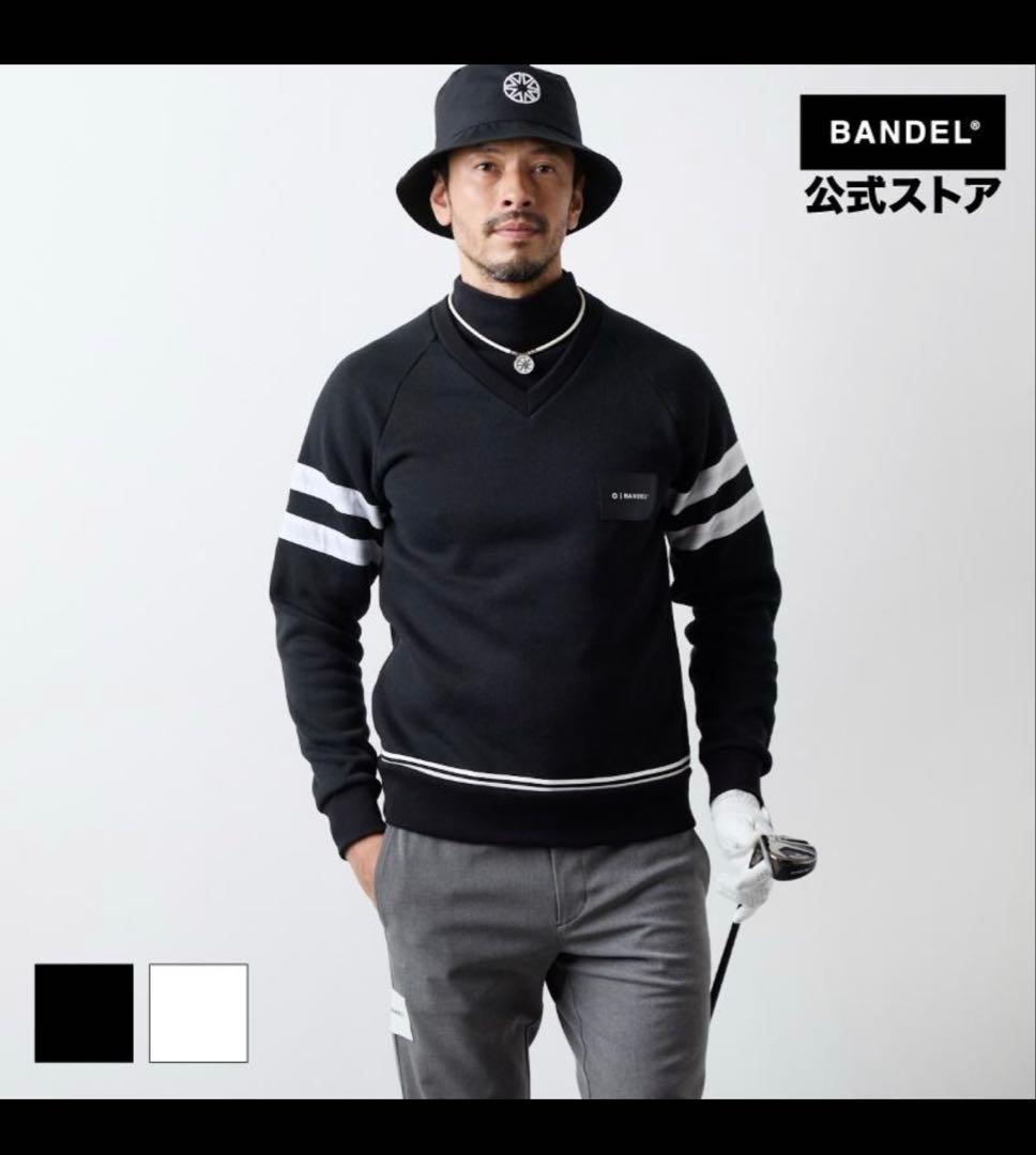 【新品】バンデル ゴルフウェア サイズM ブラック　ニット