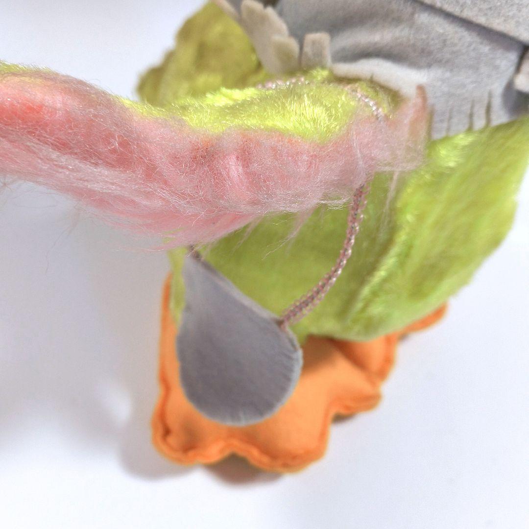 ビンテージ ラシュトン ダック ぬいぐるみ レースのバブーシュカ ラバーフェイス