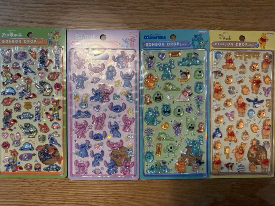 【正規品】ボンボンドロップシール ディズニー 第二弾