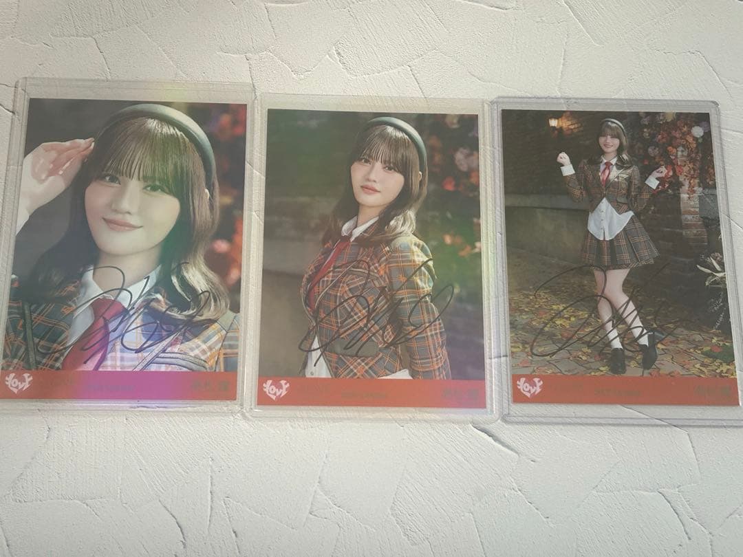 イコラブ　髙松瞳　生写真　直筆　ラブソングに襲われる　歌唱衣装