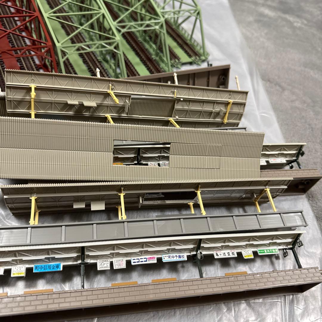 ［ジャンク］鉄道模型　Nゲージ　ストラクチャー　大型トラス橋他　大量　まとめ