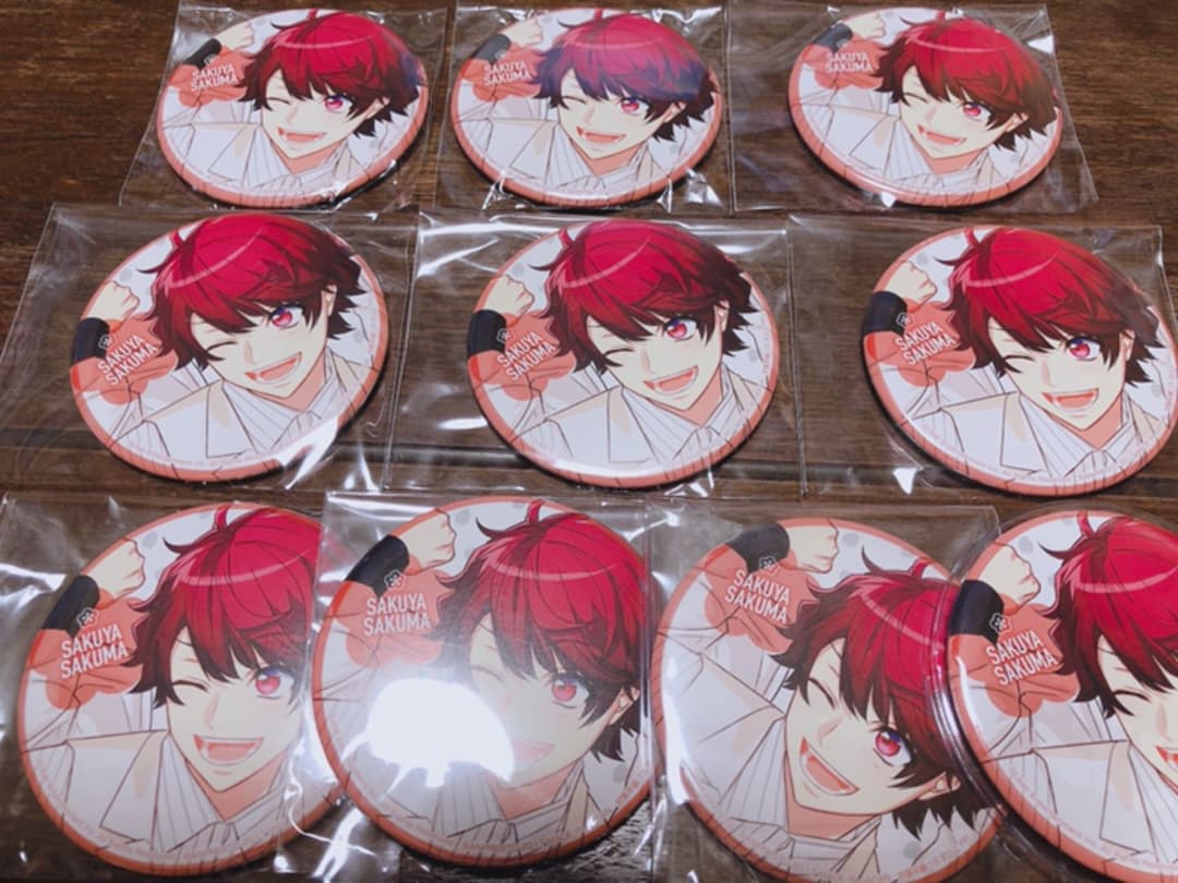 佐久間 咲也  プライズ缶バッジ ハート缶バッジ ガルベリ 缶バッジ