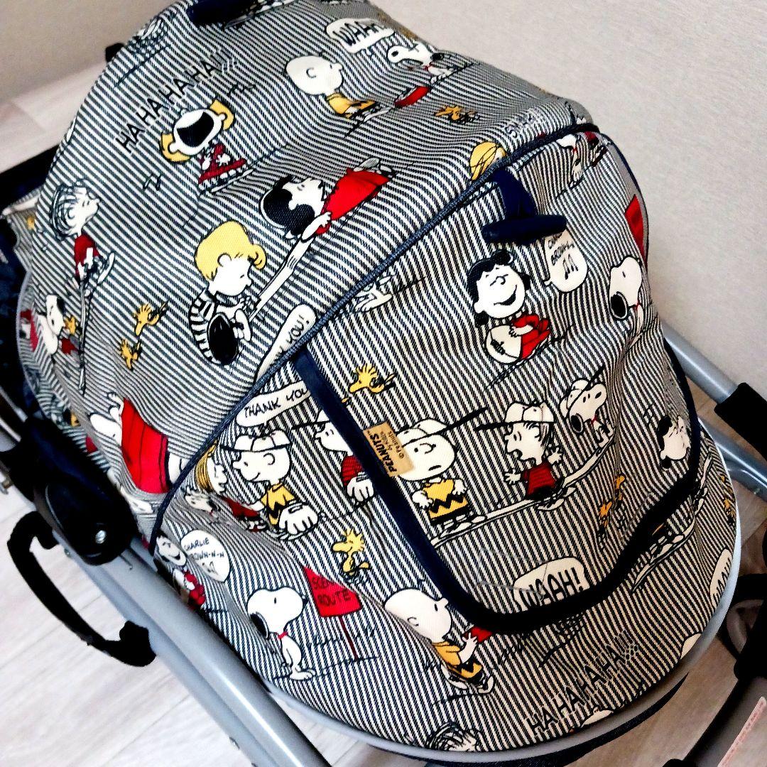 スヌーピー 柄　ペット用バギーカー　ペットカート