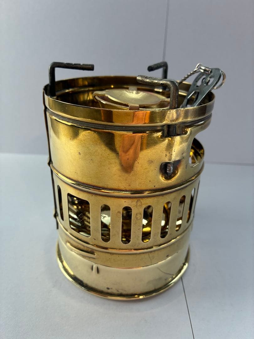 真鍮製シングルバーナーコンロ