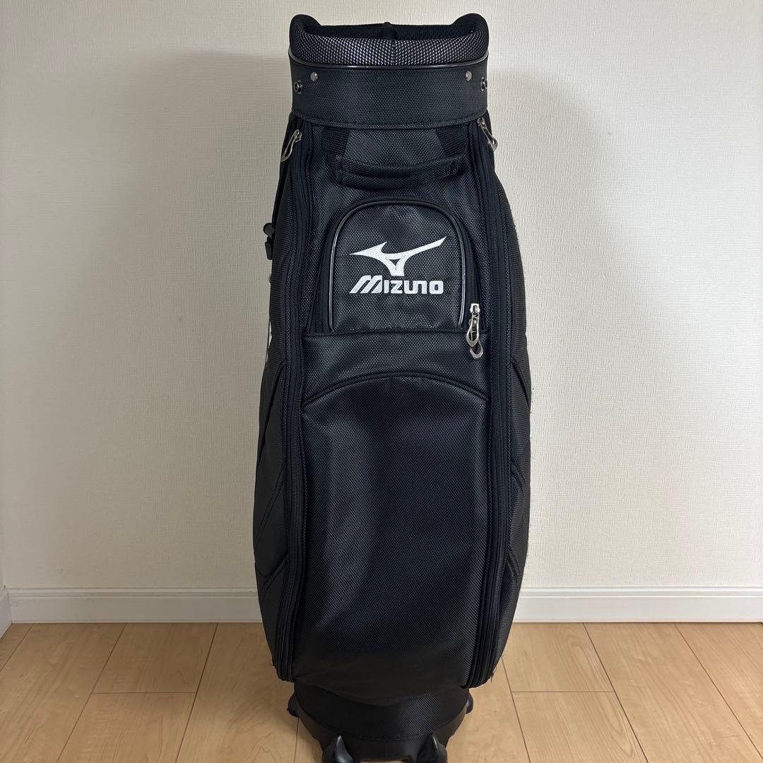 Mizuno GOLF ブラック キャディバッグ　ゴルフバッグ　5分割