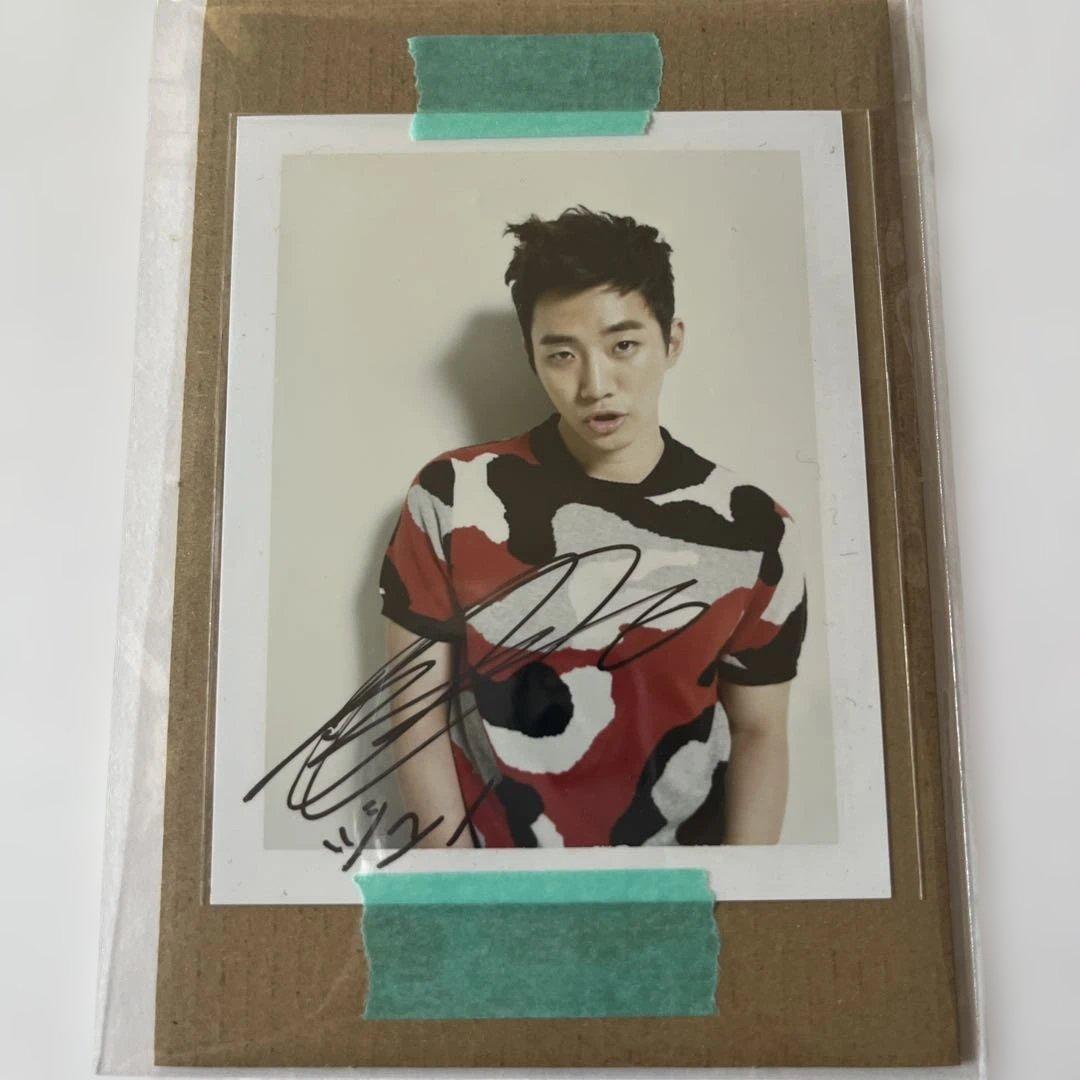【希少】2PM ジュノ サイン入りチェキ ポラロイド　JUNHO
