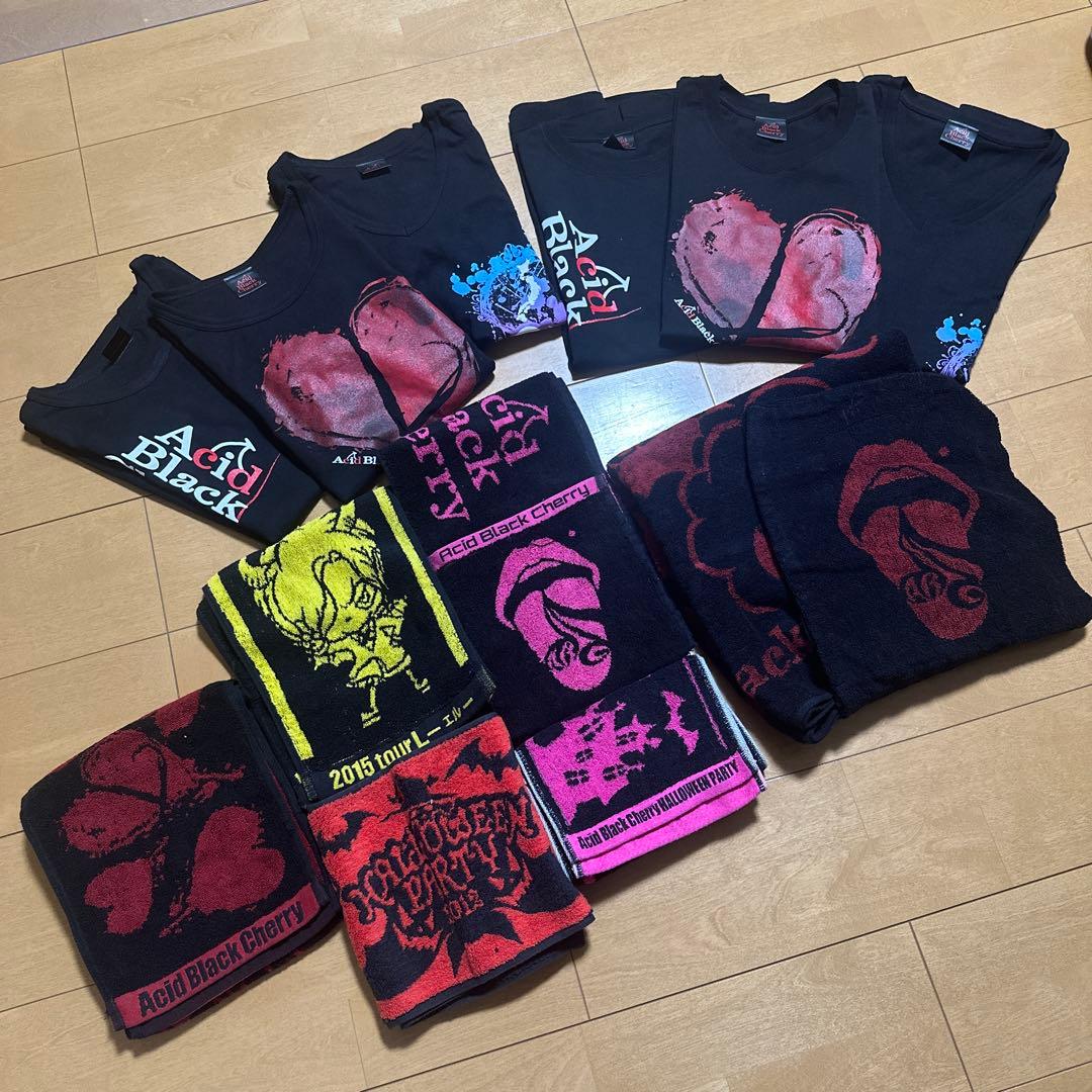 Acid Black CherryメンズМレディース Tシャツ FCタオルセット