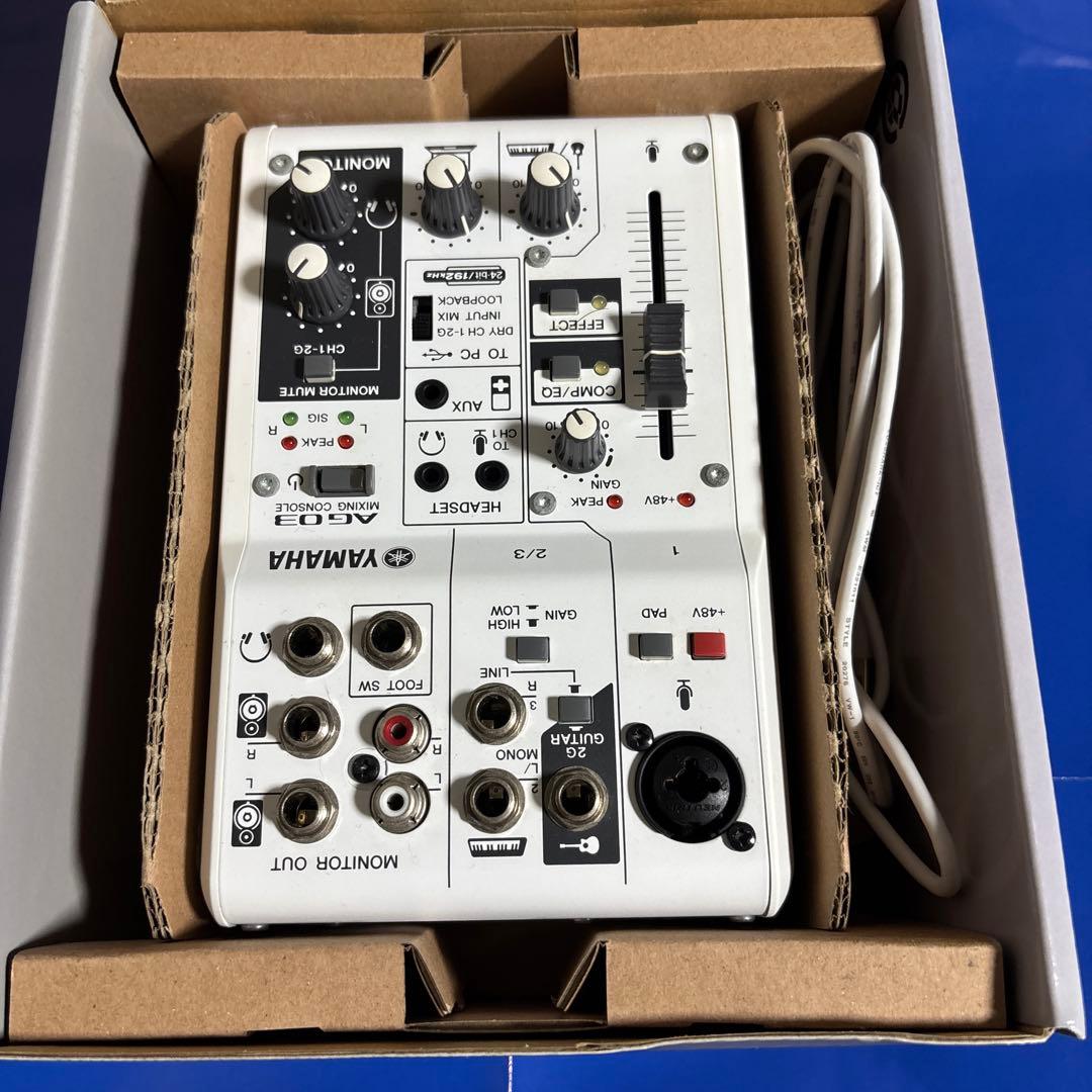 ヤマハ YAMAHA オーディオインターフェース 3チャンネル AG03