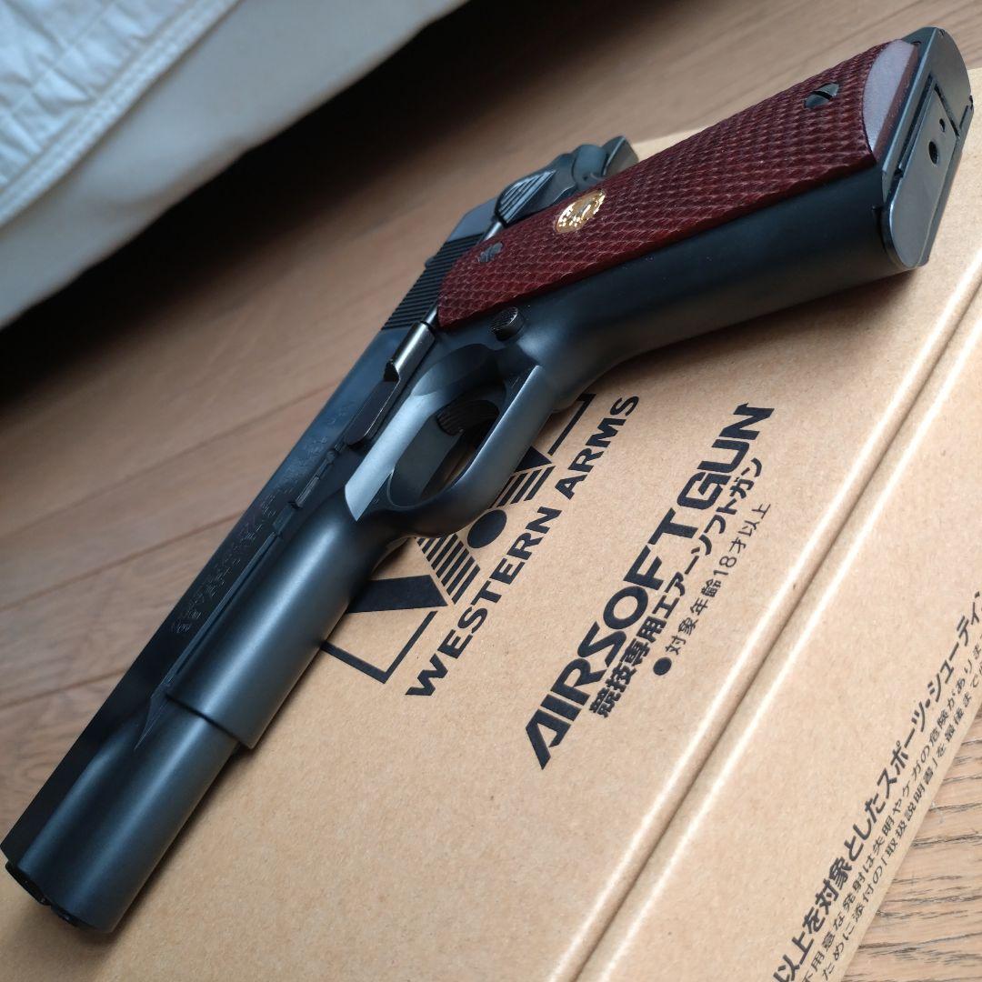 ウエスタンアームズ コルト MkIV シリーズ 70　ウッドグリップ
