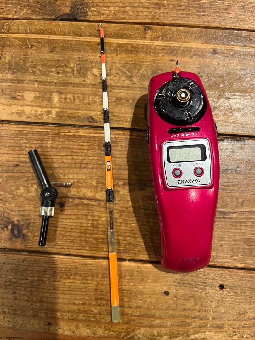 ダイワ クリスティア　CR II レッド　ワカサギ　電動リール　セット