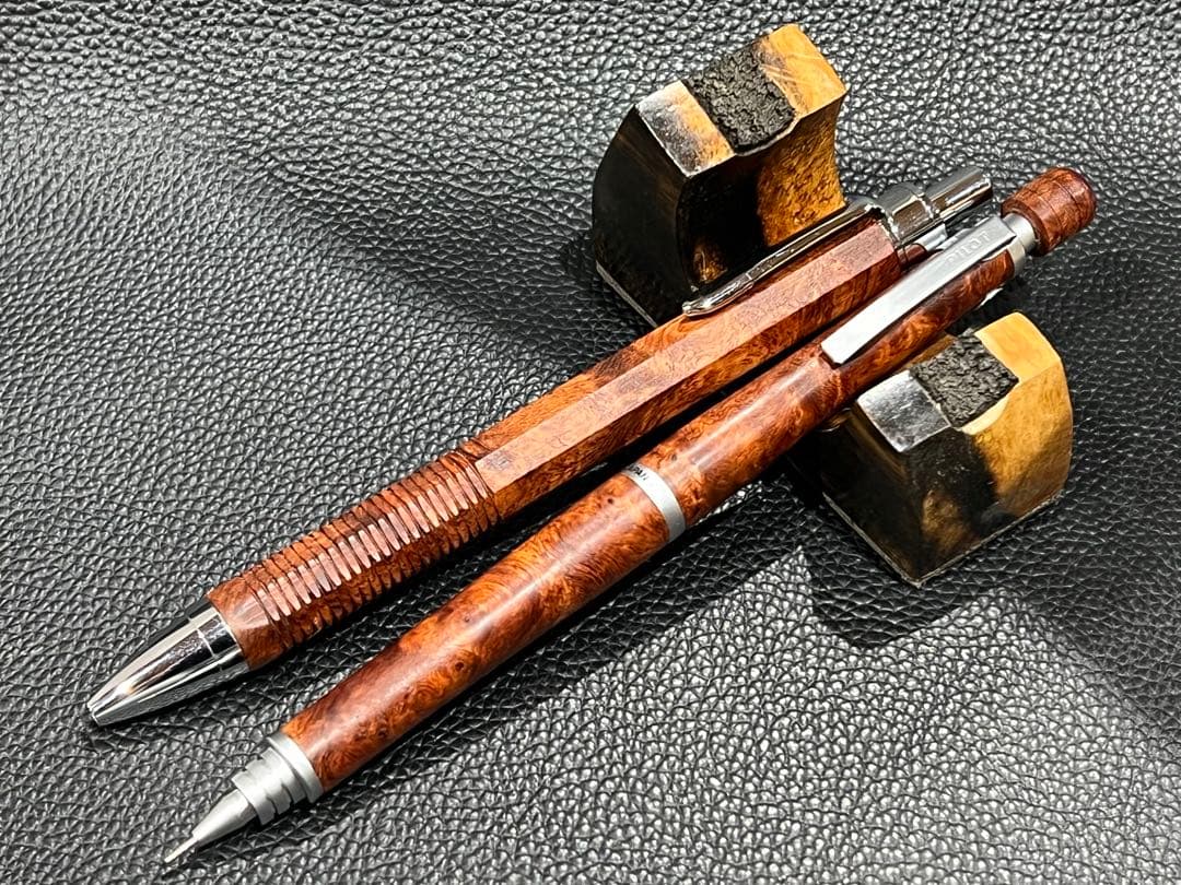 めい　S20 0.5mm 本花梨瘤　KATO201ボールペン本花梨瘤八角軸