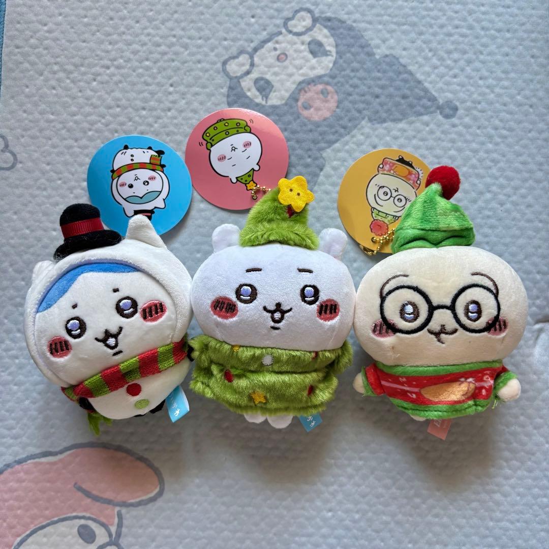 ちいかわ うさぎ ハチワレ ハッピーホリデーなマスコット セット