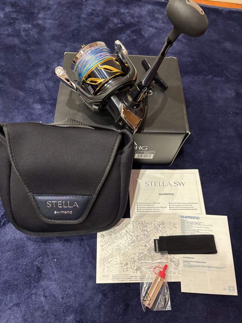 極美品　シマノ 22 STELLA SW 10000HG 未使用ライン付き