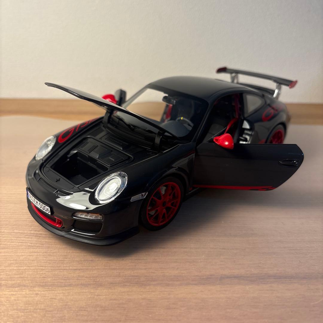 porsche ポルシェ　911 gt3 rs 1/18 ミニカー　グレー