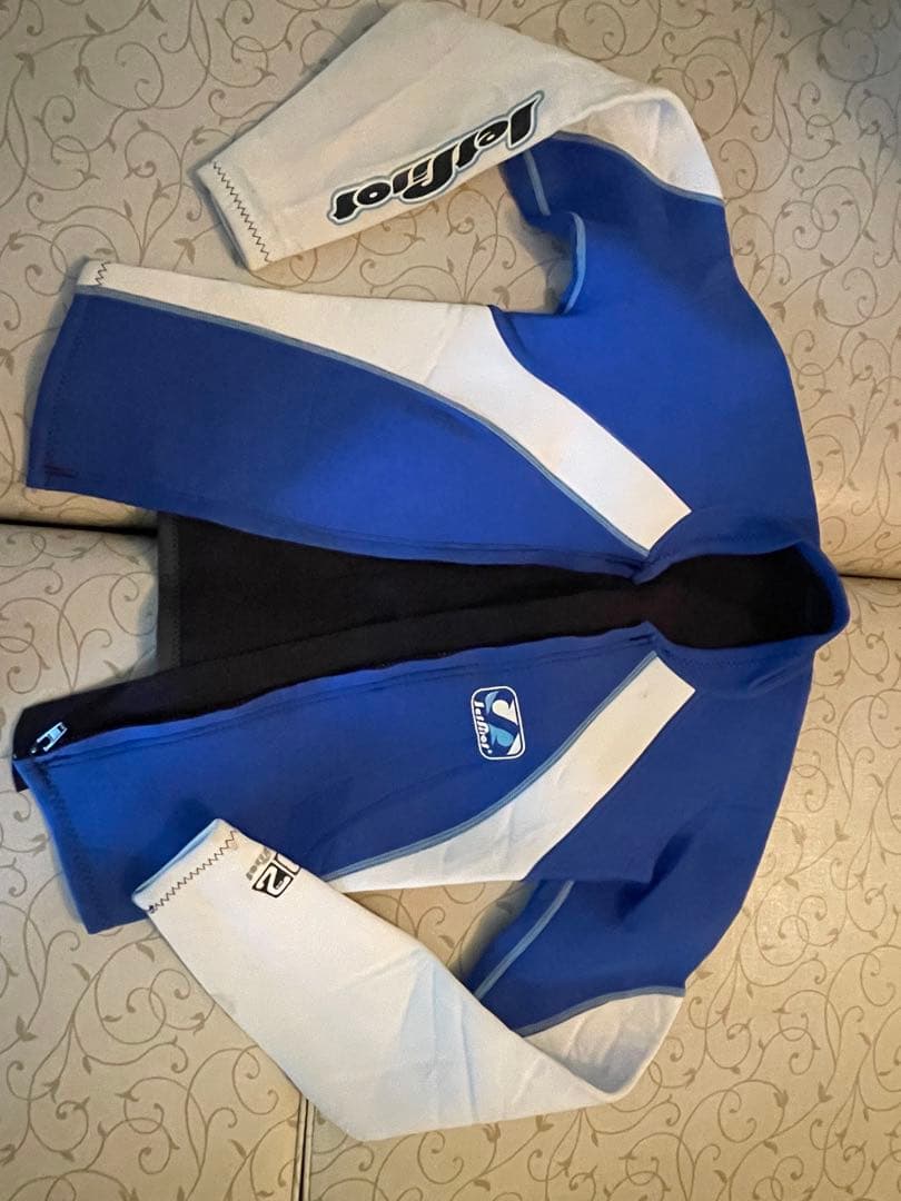 マリンスポーツ.Luthel ウェットスーツセット 青と白ジェットパイロット