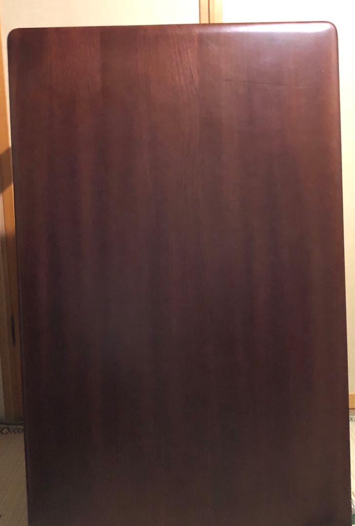 座卓　天然木(にれ)　縦約105cm×横約65cm×高さ約33.5cm