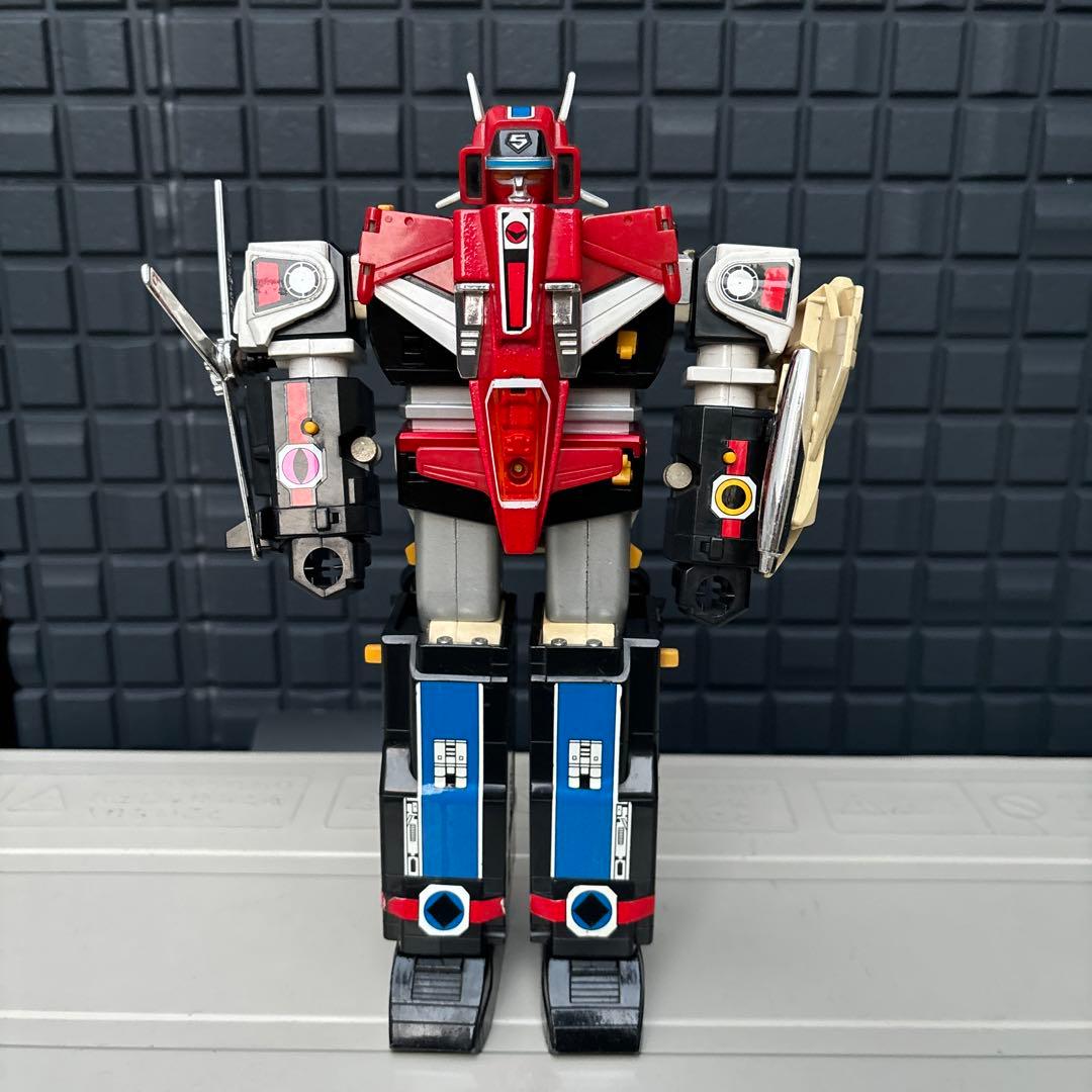 BANDAI 1987年 DX超合金 光戦隊マスクマン 光速合体グレートファイブ