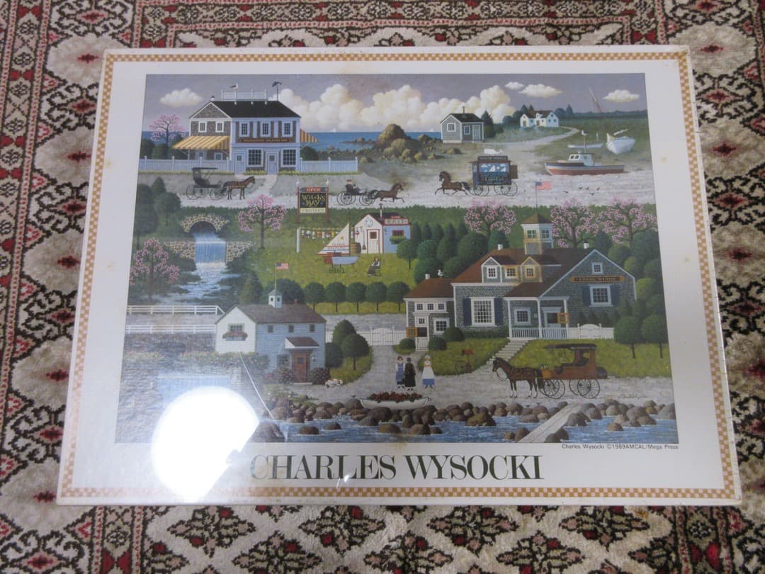 チャールズ・ワイソッキージグソーパズル「クリケットホークハーバー」2014ピース