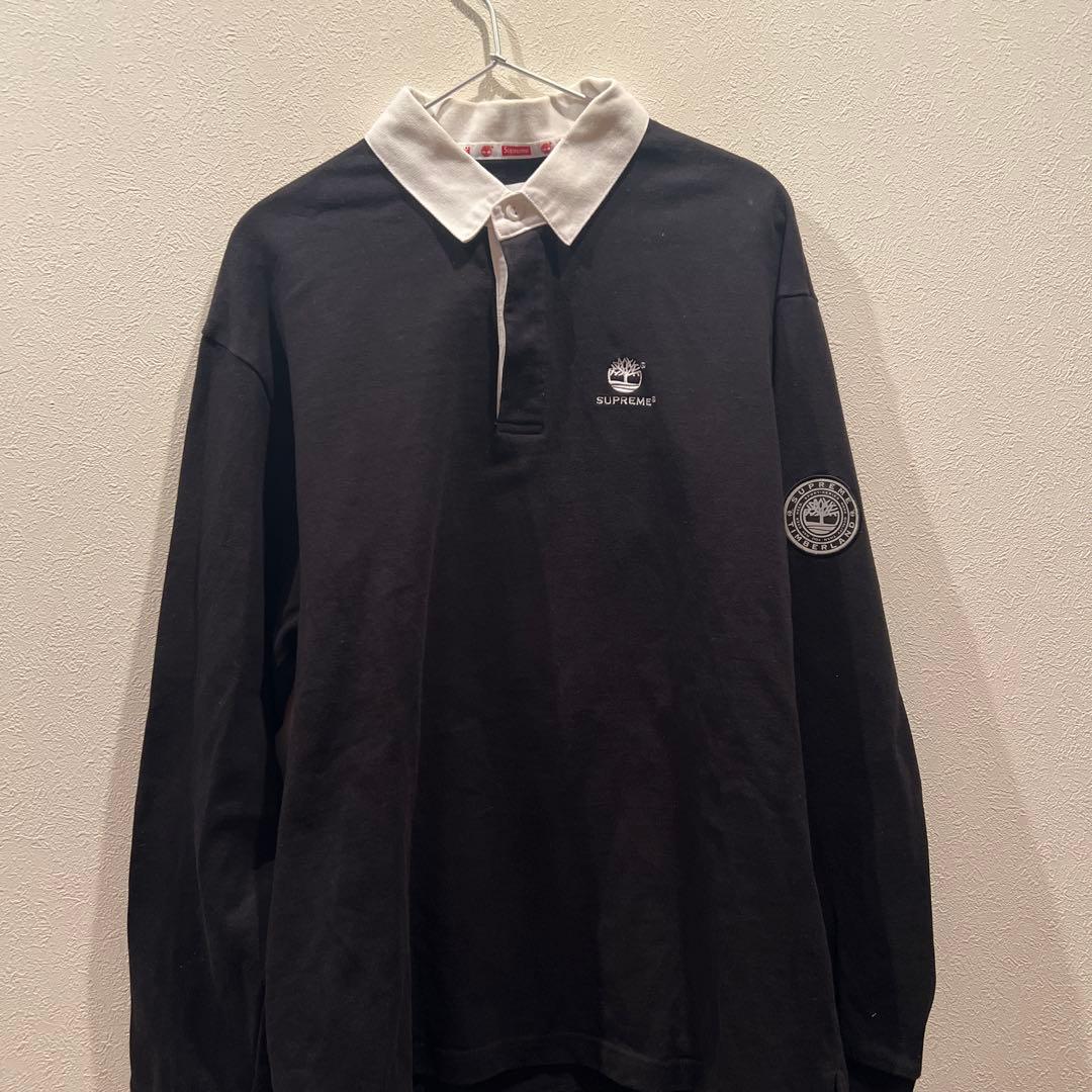 【希少】Supreme x Timberland ポロシャツ ラグビーシャツ