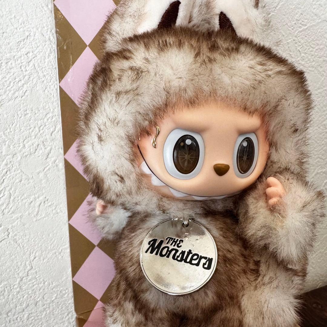 【海外限定】ZIMOMO LABUBUぬいぐるみキーホルダーCAKE