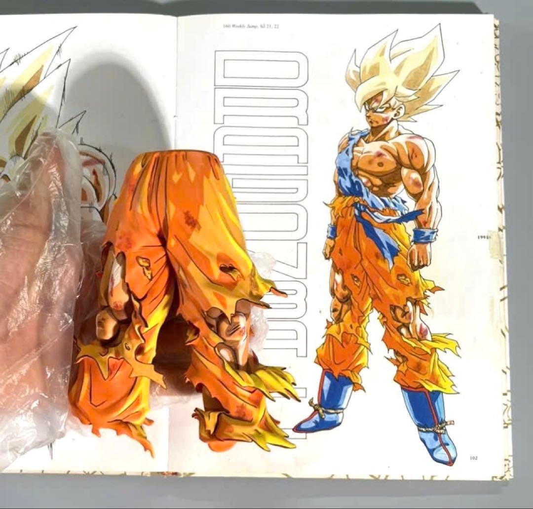 ドラゴンボールZ 伝説の超サイヤ人 孫悟空 二次元リペイント フィギュア