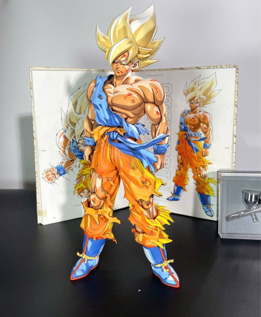 ドラゴンボールZ 伝説の超サイヤ人 孫悟空 二次元リペイント フィギュア