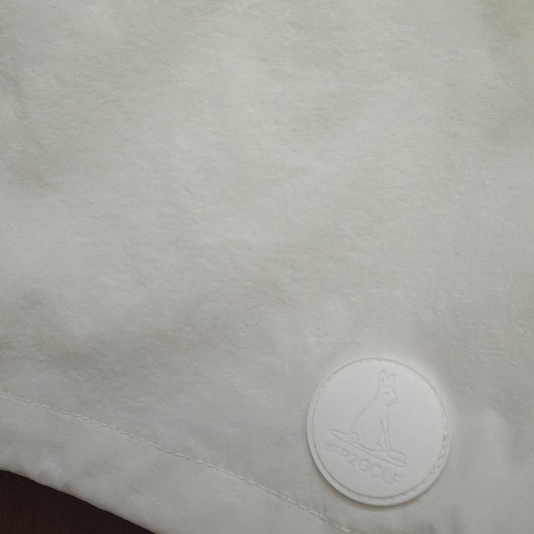 FR2GOLF ジップアップシャツ 半袖 ブラック/ホワイト