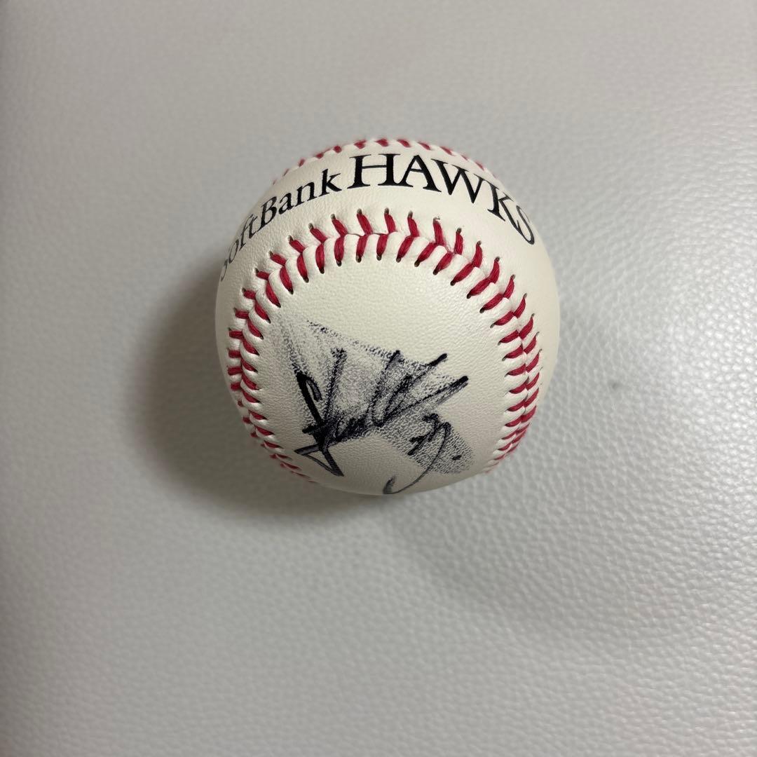 SoftBank Hawks 周東佑京 サイン入り野球ボール