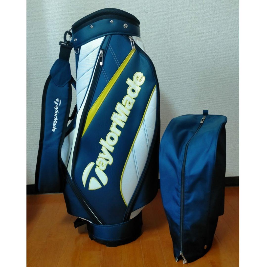 テーラーメイド　キャディバッグ　トゥルーライト　ネイビー　イエロー　ブルー　9型