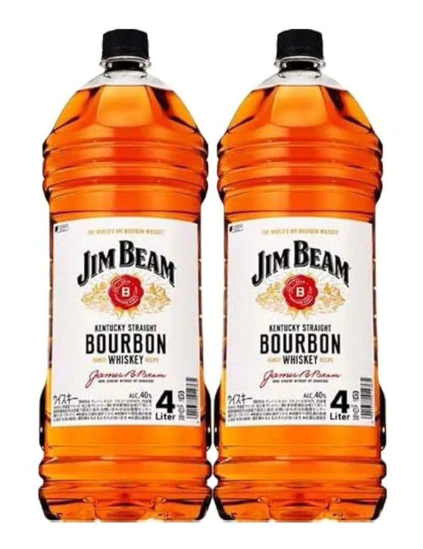 ジムビーム バーボンウイスキー 4L　２本