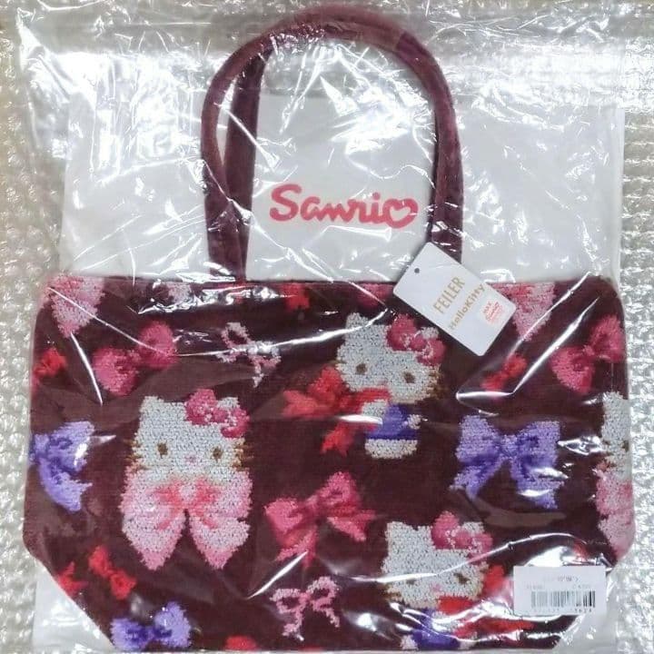 ハローキティ　フェイラー　トートバッグ　リボン　FEIRER　サンリオ　コラボ