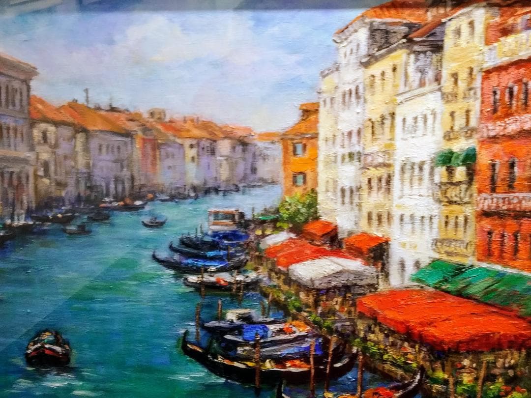 油絵「ベネチア礼賛」p10号　原画