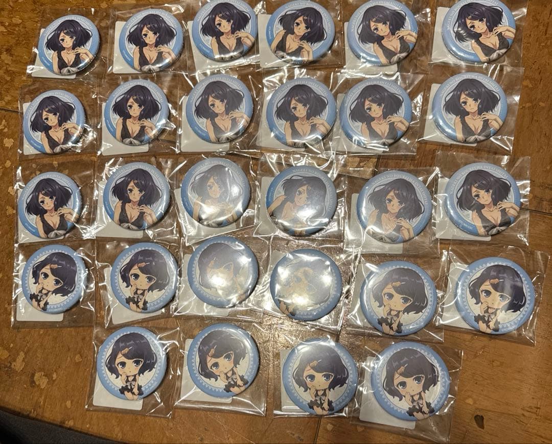 DMMスクラッチ　嘆きの亡霊は引退したい　缶バッジ　ティノ　28個