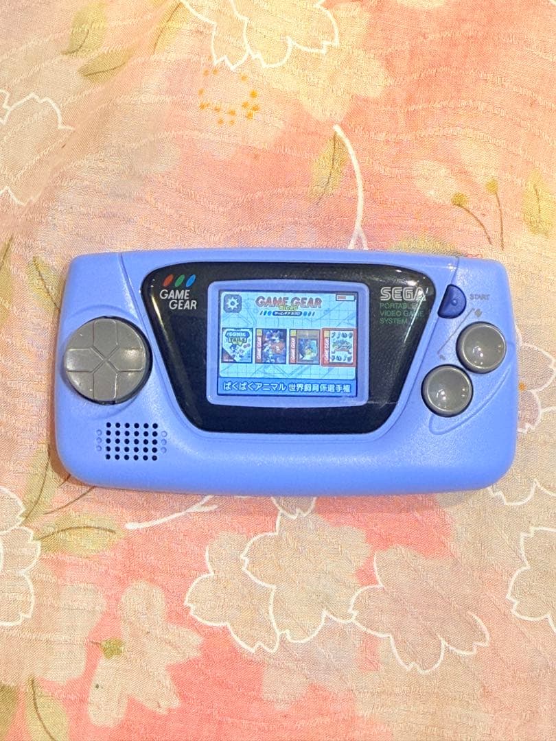 【動作確認済】ゲームギア　ミクロ　ブルー