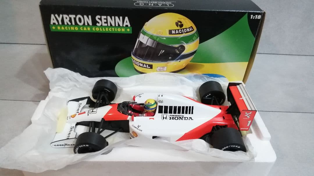 MINICHAMPS アイルトンセナ マクラーレン ホンダMP4/6 1991