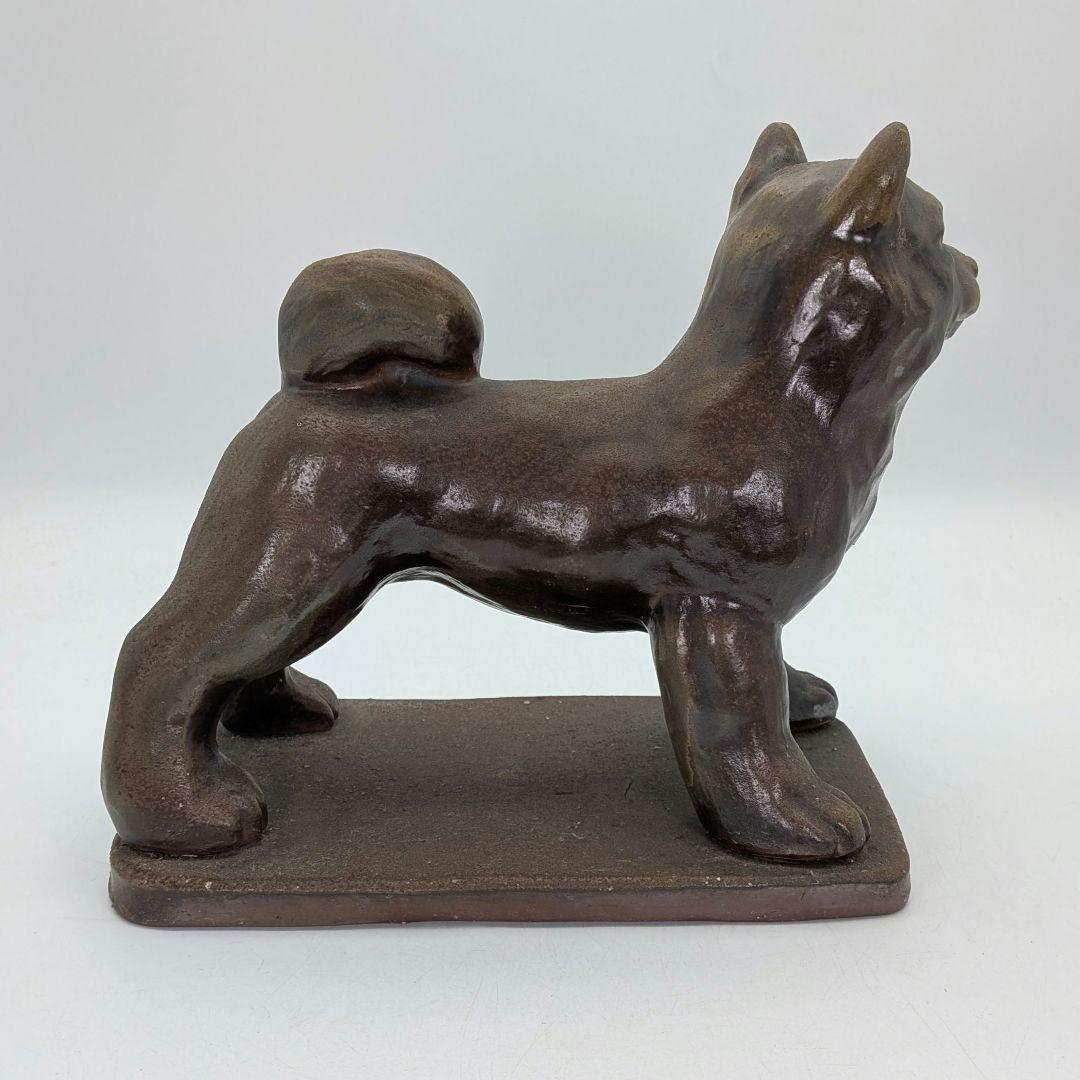 武用君彦 備前焼 干支置物「甲戌」 共箱共布栞 戌年 犬 イヌ 縁起物 dog