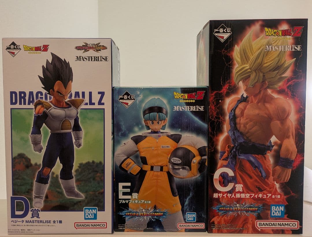 ドラゴンボール 一番くじ 三体セット