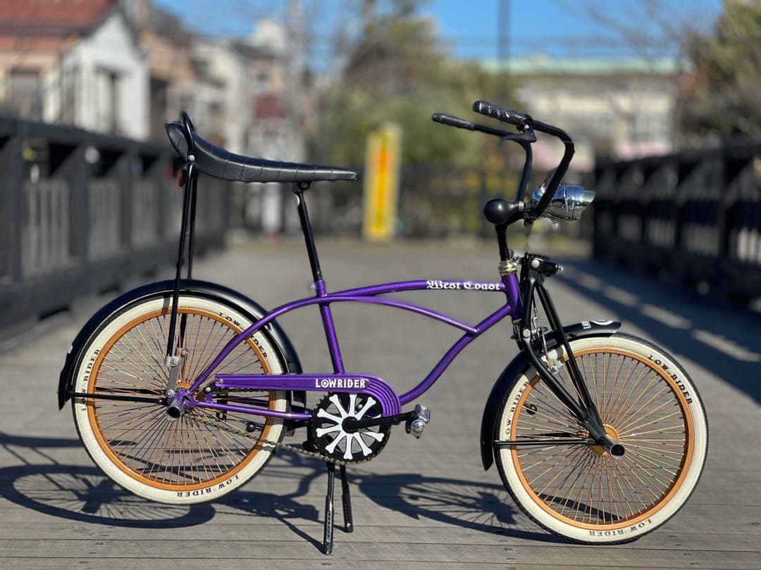 20インチ ローチャリ ローライダー lowrider 紫 ムラサキ ビークル