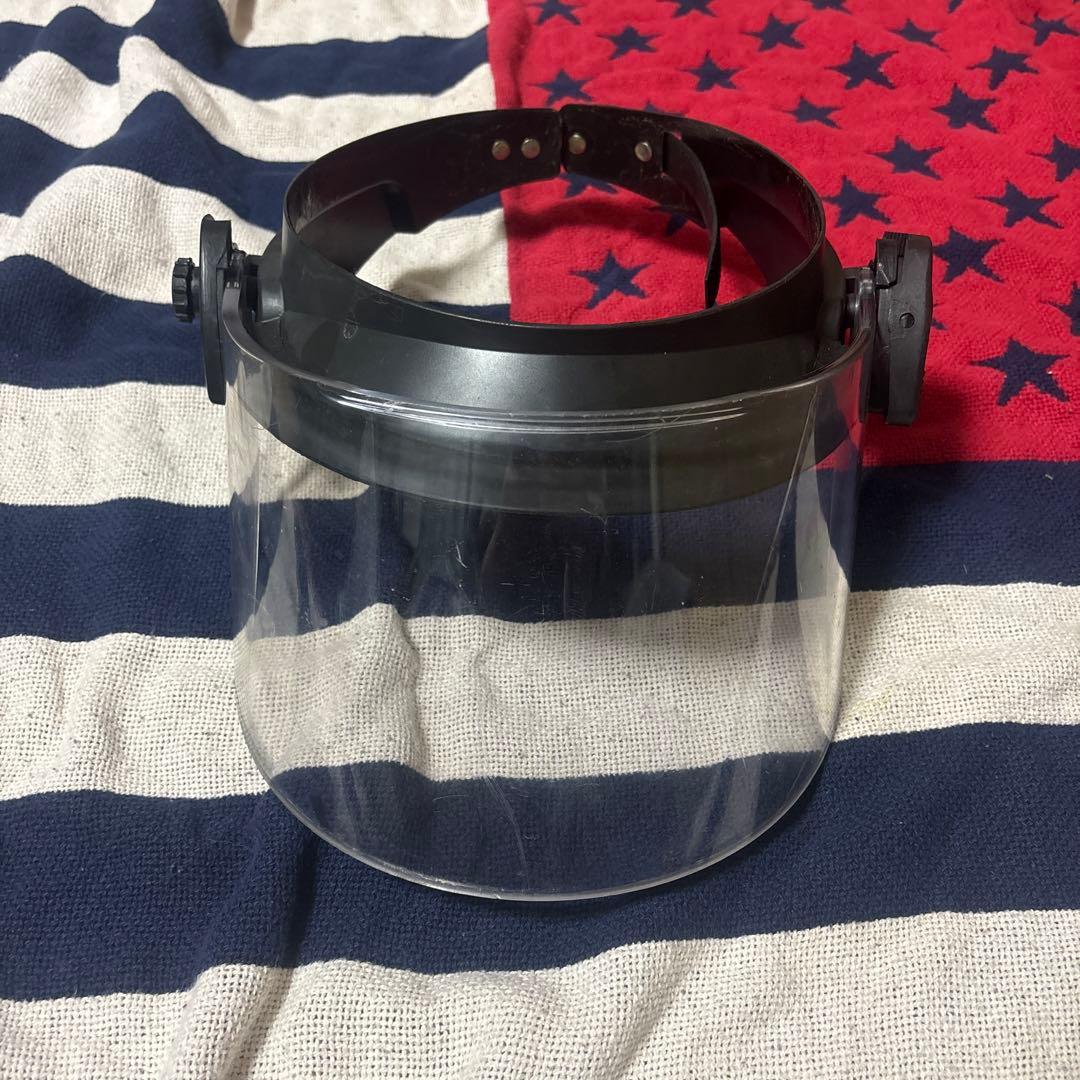 実物PAULSONフェイスシールド米警察装備CAGE CODE12858 B23