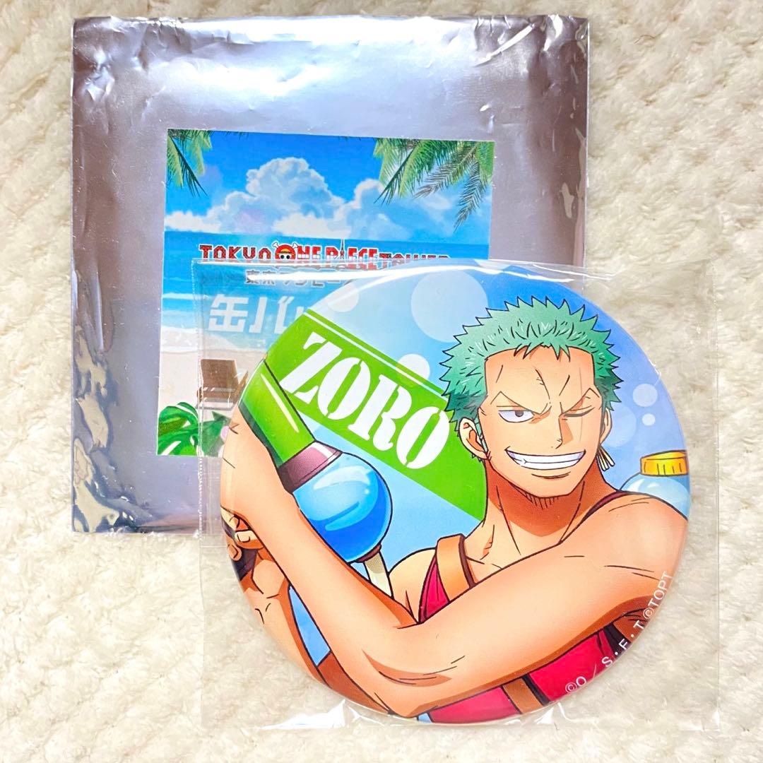 ゾロ 東京ワンピースタワー 限定 夏 缶バッジ ONE PIECE