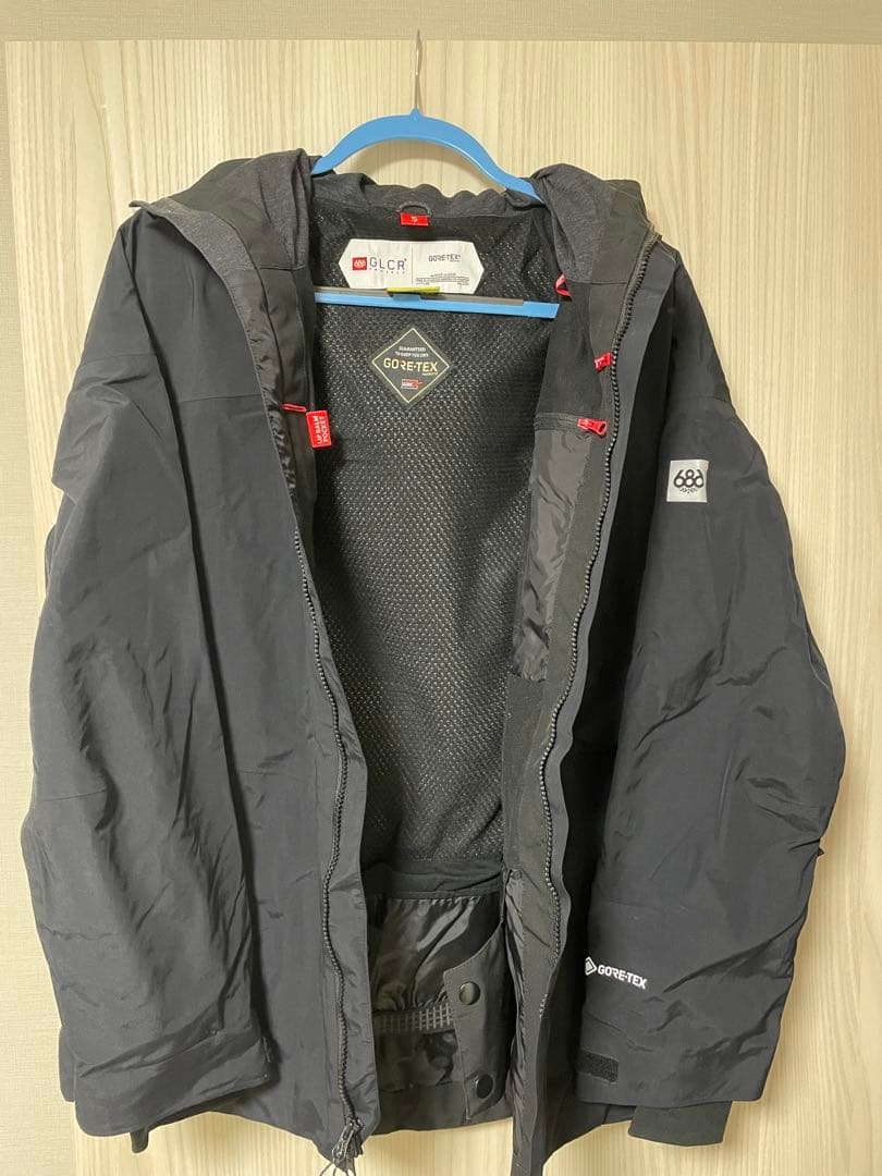 スノーボードウェアジャケット（ブラック）ユニセックスSサイズ