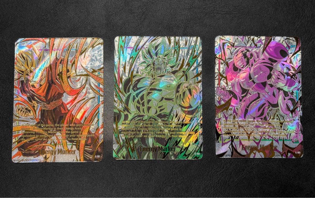 エナジーマーカー ベジット フリーザ ブロリー 3枚 チャンピオンシップ CS